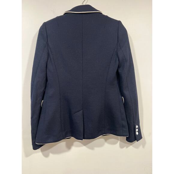 Banana Republic Women’s Italian Wool Preppy Blazer Navy Corpcore Business Casual - Picture 6 of 6